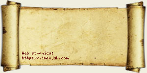 Dijana Zakić vizit kartica